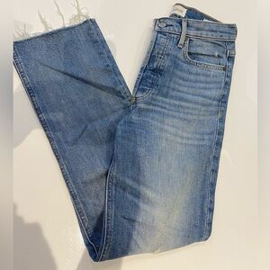 Aritzia Denim Forum Light Blue Cropped Ankle Jeans